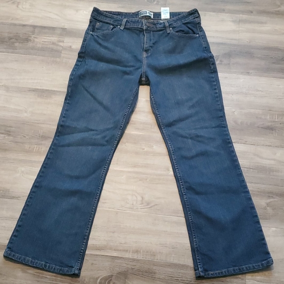 Signature Levi size 14 Blue Jeansmidrise boot cut - Picture 3 of 5
